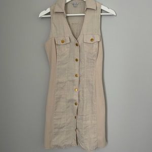 Collared Button Up Dress